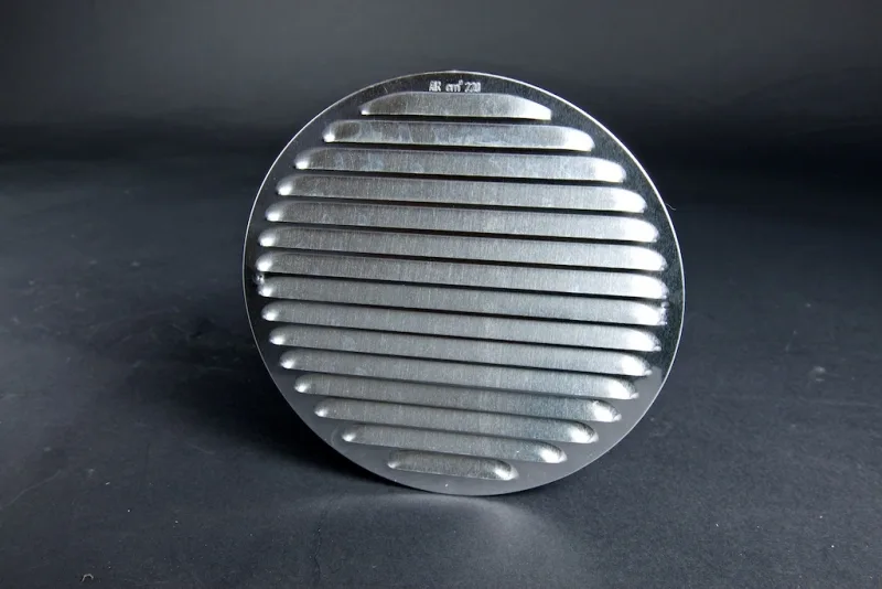 Lüftungsgitter W36 Alu blank Ø 100/130 mm, GC-110-60