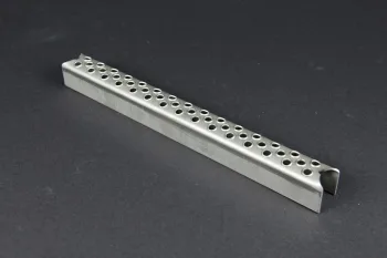 Leitersprosse Rund, Stahl roh 318x30x30x2 mm