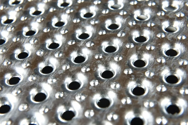 Sicherheitsstufe Rund N, feuerverzinkt 1000x270x40/70x2 mm – Bild 3