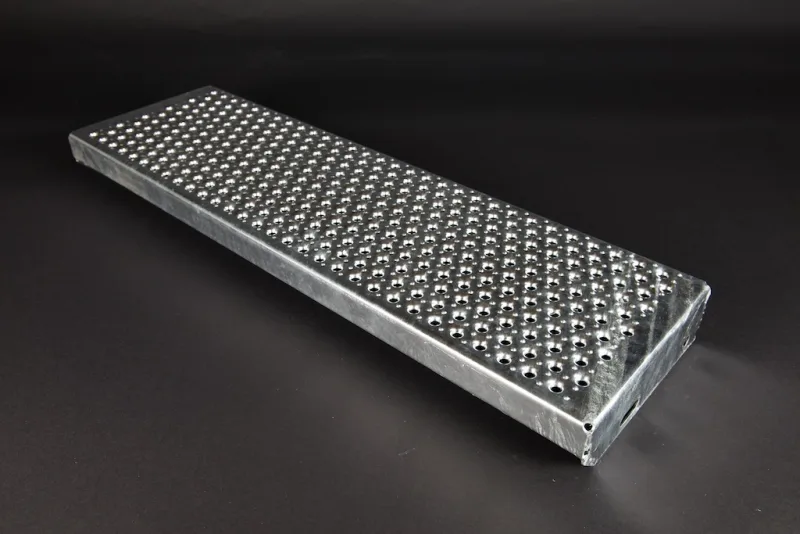 Sicherheitsstufe Rund N, feuerverzinkt 1000x270x40/70x2 mm – Bild 4