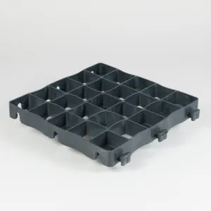1 m² rotec Rasengitter CABKA Grid X4 - 330 x 330 x 38 mm in Schwarz