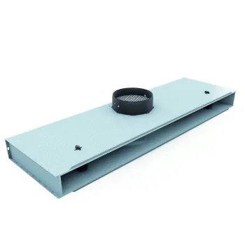 Anschlusskasten SP103 - Ø 200 mm - für SE613, 1-teilig Schlitzlänge 1500 mm - aus verzinktem Stahlblech