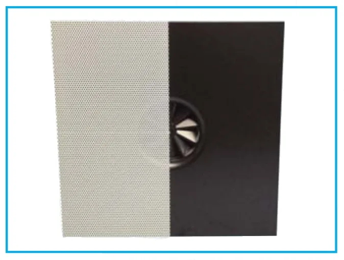 Dralldurchlass WS360 Ø125 mm Systemplatte 594x594 mm aus Stahl, RAL 9010 (reinweiß) lackiert – Bild 4