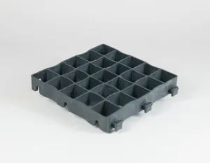 1 m² rotec Rasengitter CABKA Grid X5 - 330 x 330 x 48 mm in Schwarz