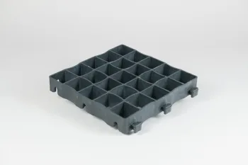 1 m² rotec Rasengitter CABKA Grid X5 - 330 x 330 x 48 mm in Schwarz