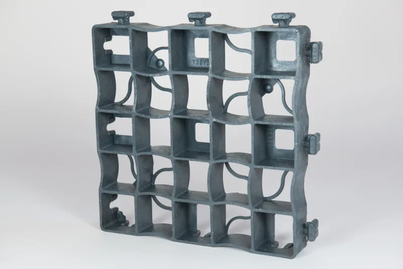 1 m² rotec Rasengitter CABKA Grid X5 - 330 x 330 x 48 mm in Schwarz – Bild 3