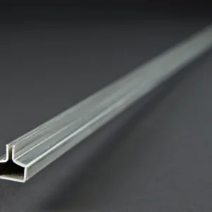 Einfassprofil Typ C (rechteckig) - 20 mm breit, 3000 mm lang - aus Stahl, sendzimirverzinkt