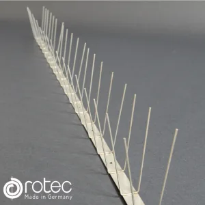 Taubenabwehr-Spikes Duo Blech, 2-reihig, 1000 mm, Edelstahl 1.4301 - <i>Made in Germany</i>