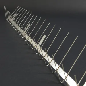 Rinnenschutz, Tauben-, Laub- und Ästeabwehrleiste Duo Blech, 1000 mm, Edelstahl 1.4301