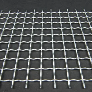rotec Wellengitter, stahl blank Masche: 15 x 15 x 2,0 mm, Größe: 1000 x 2000 mm