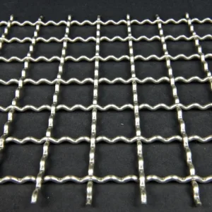 rotec Wellengitter, stahl blank Masche: 25 x 25 x 3,0 mm, Größe: 1000 x 2000 mm