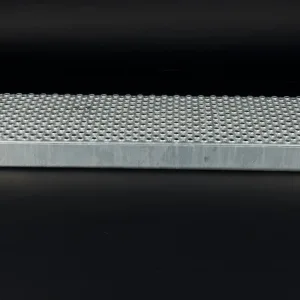 Profilrost Treppenstufe rotec R13 aus Aluminium 800x250x57x2,5 mm